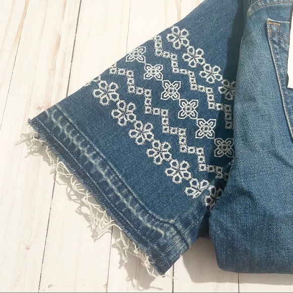 NWT DEREK LAM The Jane Mid Rise Flip Flop Jeans 27 - Picture 3 of 6